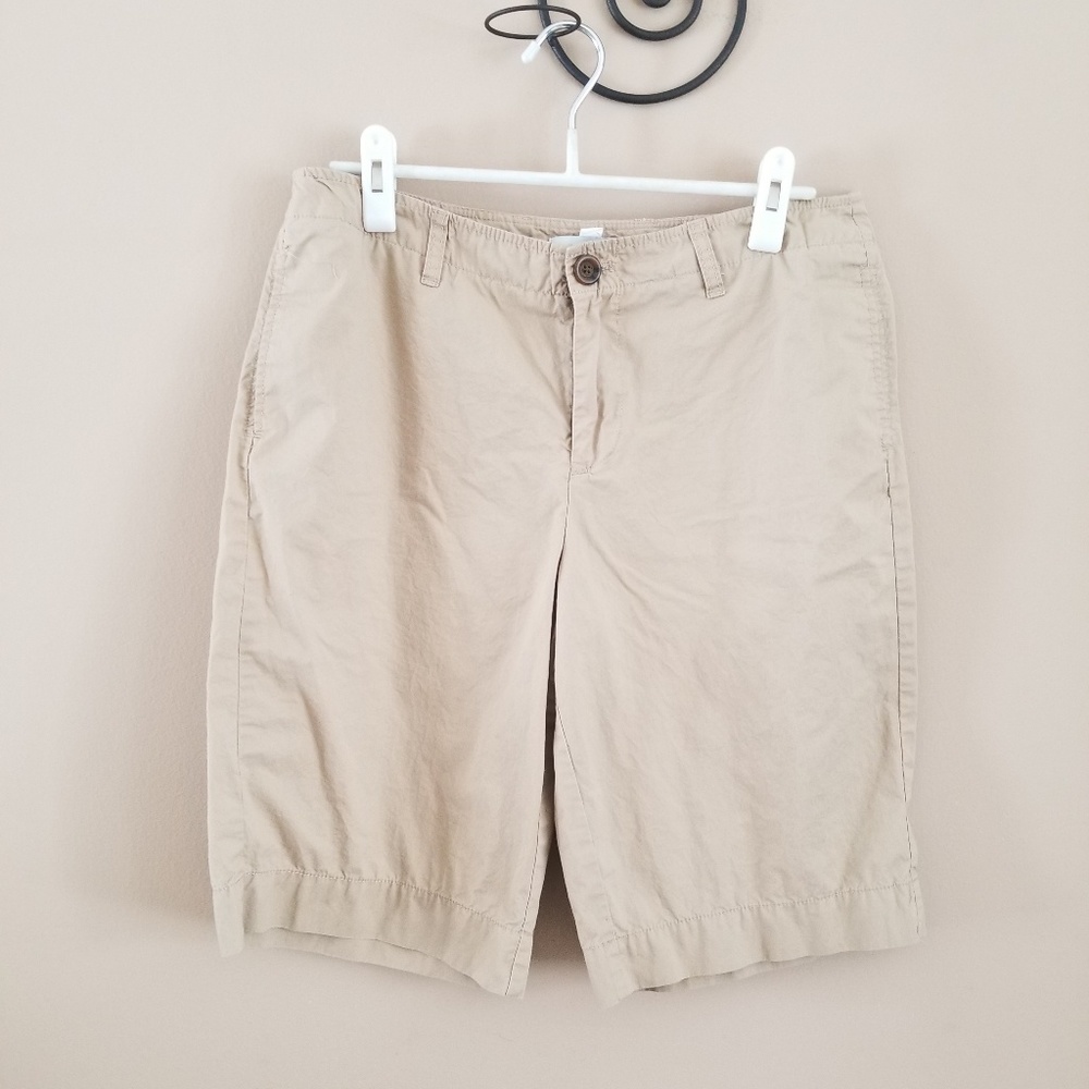 Merona Lightweight Khaki Bermuda Shorts